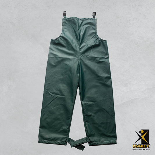 Pantalón de vinyl con peto Color Verde